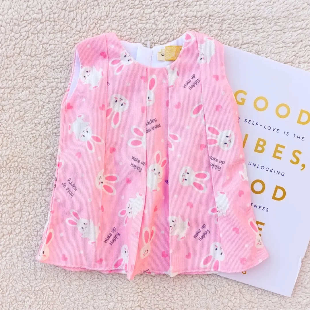 سارافون بچگانه خرگوش صورتی🐇